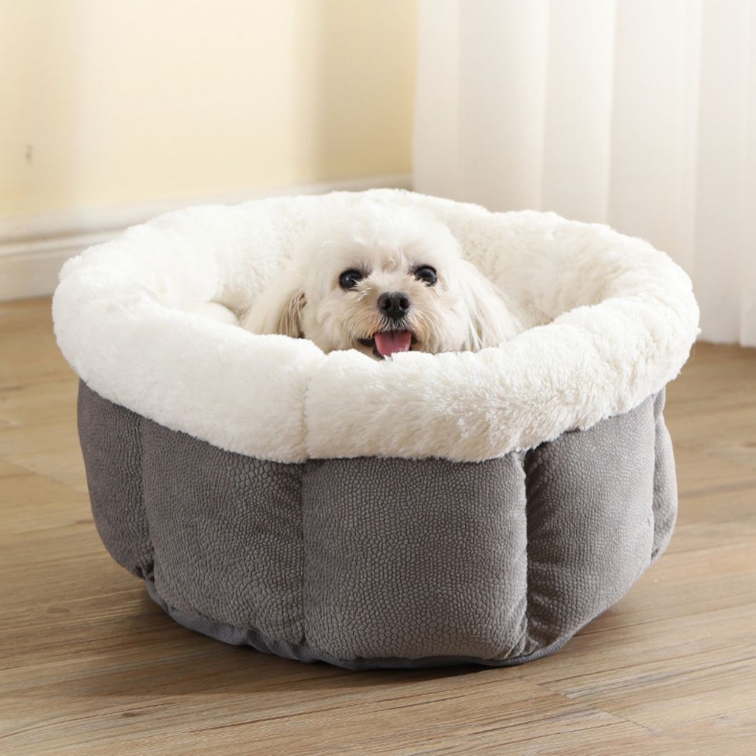 四季通用冬季保暖宠物垫子半封闭式小型狗窝猫垫猫床用品